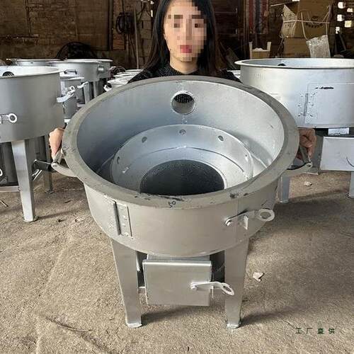 新型无烟柴火气化炉农村家用柴火灶烧木柴猛火炉户外节能锅炉灶