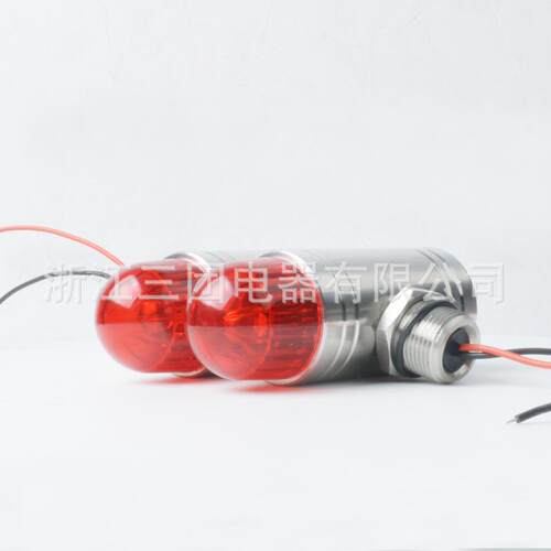 STJD-10不锈钢声光报警器 高亮发光G3/4NPT探头M20*1.5 GBS-24V