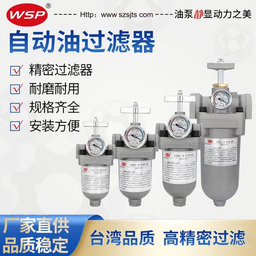 自动油过滤器D-312台湾品质过滤器FT-205D-312-60WSP滤油器