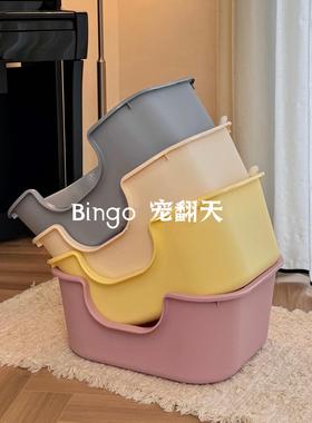 Bingo 猫砂盆超大号半封闭式防外溅巨大猫厕所特大猫沙盆子屎盆