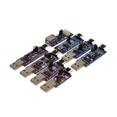 USB转TTL1.2V1.8V2.5V3.3V5V串口转USBCH340模块1.8V烧录MCS-71