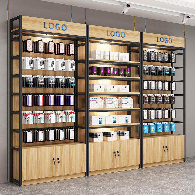 手机配件展示架超市便利店货架置物架饰品内衣挂钩展柜展示柜组合