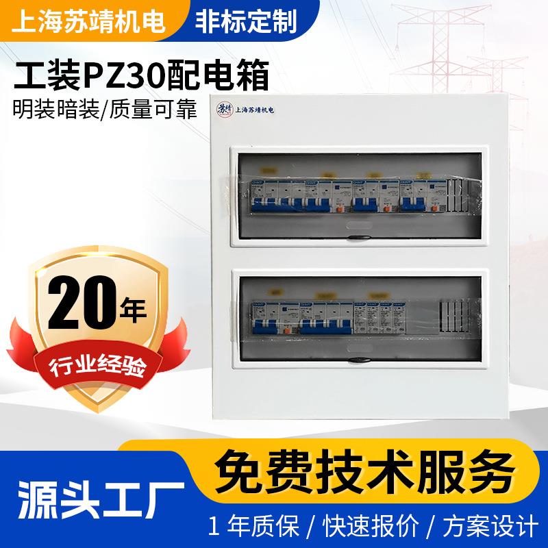 PZ30配电箱家用入户挂墙暗装强电箱商业工装220V照明电路控制箱