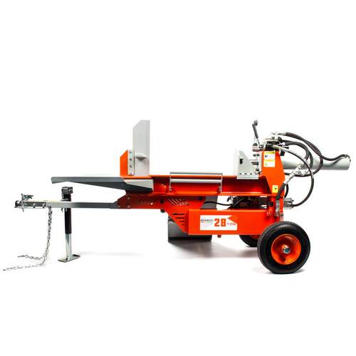 出口28吨大型液压劈木机劈柴机器 农用野外汽油破柴机 木材分割机