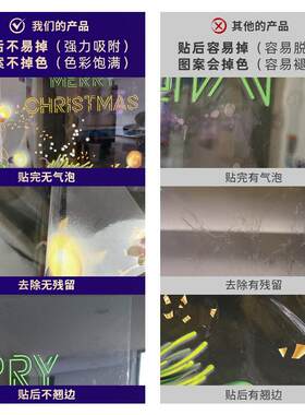 六一儿童节装饰无痕静电贴纸小学幼儿园教室窗户玻璃贴氛围布置品