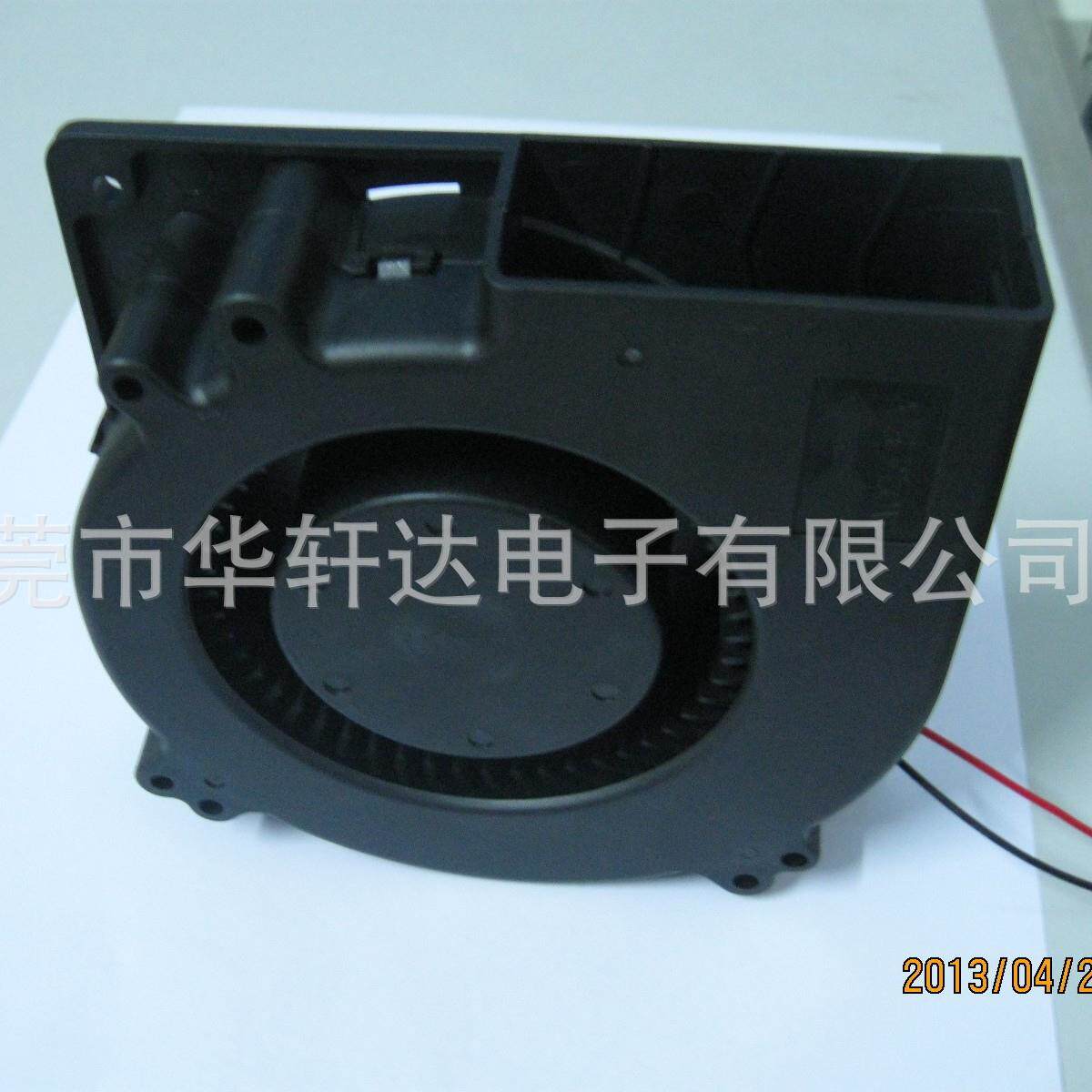 直流12032鼓风机涡轮风机12CM双滚珠12V24V离心散热高压风机