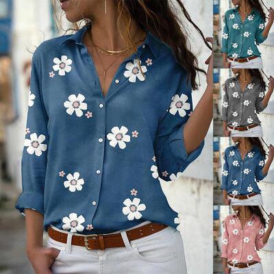 Large quantity of seasonal printed women's long sleeved
