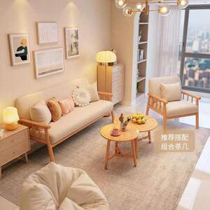 简约现代布店艺布艺沙发沙发原木沙发服装沙发小风户型沙发客厅双