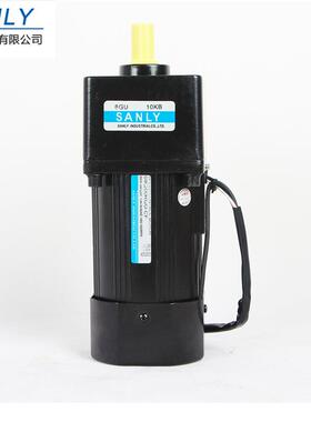 SANLY纺织机械用140W调速交流马达 6IK140RGU-CF小型齿轮减速电机