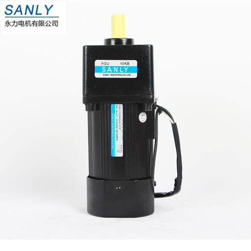 SANLY纺织机械用140W调速交流马达 6IK140RGU-CF小型齿轮减速电机