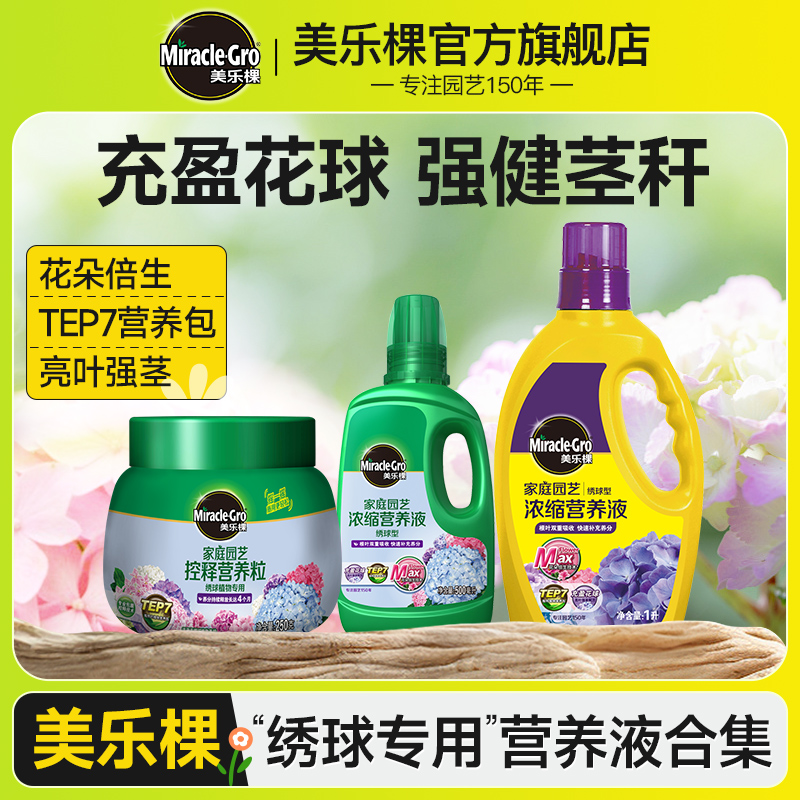 美乐棵绣球花专用肥料营养液盆栽中华木欧洲木绣球无尽夏万华镜