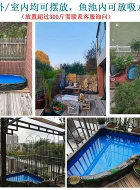 流水喷泉水轮阳台鱼摆池家用养TM595861龟养鱼风缸院庭假山造景装