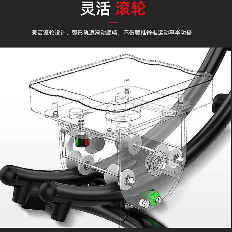 新款直销健身器材室内运动可折叠健腹器懒人收腹机练腹肌卷腹器家