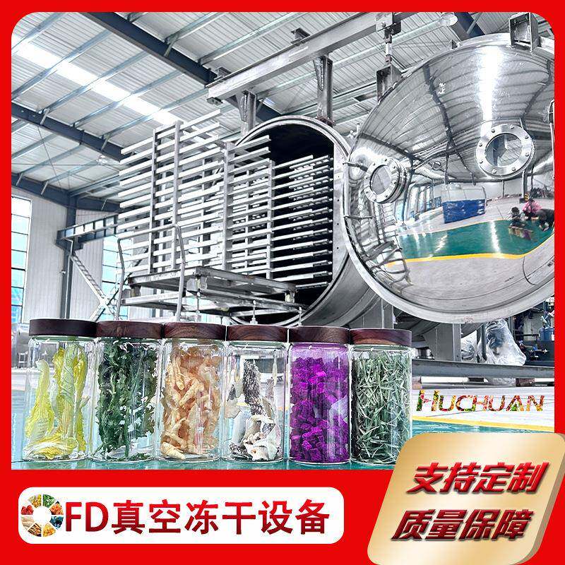 南瓜饼冻干机南瓜汤羹原料真空冷冻干燥机牛初乳冻干粉处理设备