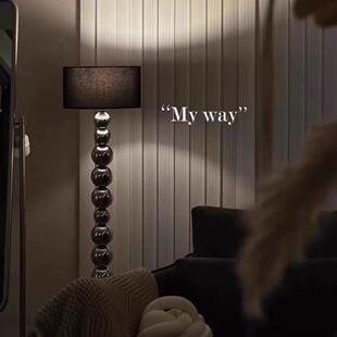 落地灯diy高颜值ins风氛围覆古新款客厅包豪斯轻奢卧室台灯