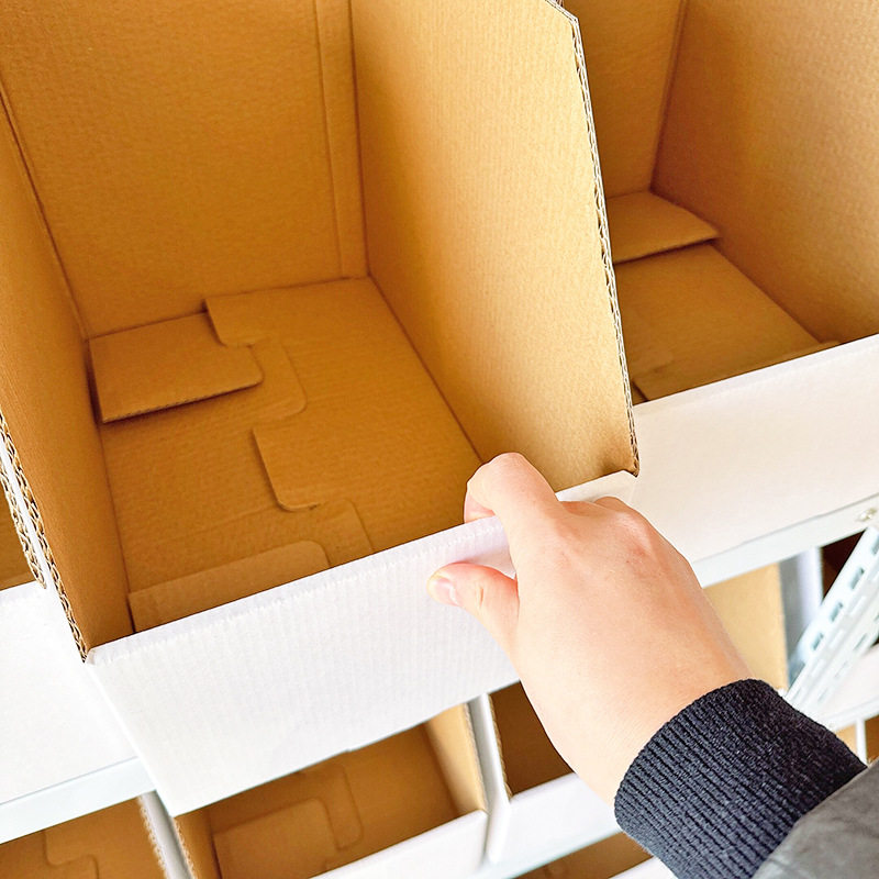 仓库货架纸箱分类收纳库位陈列零件整理斜口专用收纳纸盒子定做,包装,纸盒,淘宝优惠券,粉丝福利购,淘宝优惠卷