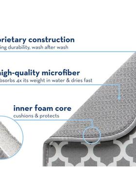 Dish Drying Mat Pad Kitchen Counter Mat Super Absorbent