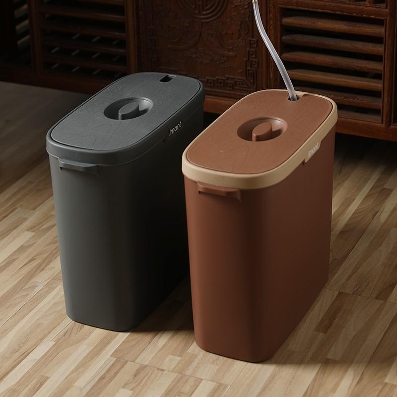 Y0EZ批发桌下接功夫茶水桶废水桶储水桶茶具配件带过滤网茶渣桶夹