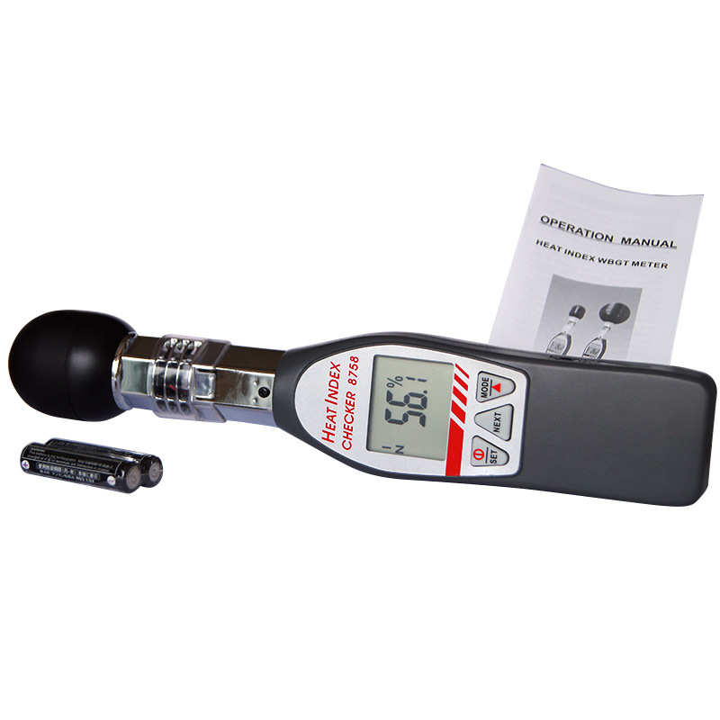 台湾衡欣AZ8758黑球温度热力指数计WGBT高精度热中暑指数计工业级