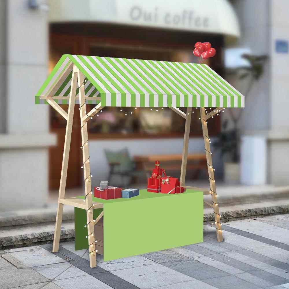 集市摊位展架VNQ集市摆摊架子夜花车促销展示台地摊车移动示市可