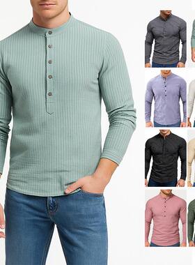 Men's printed shirt, men's shirt, long sleeved floral