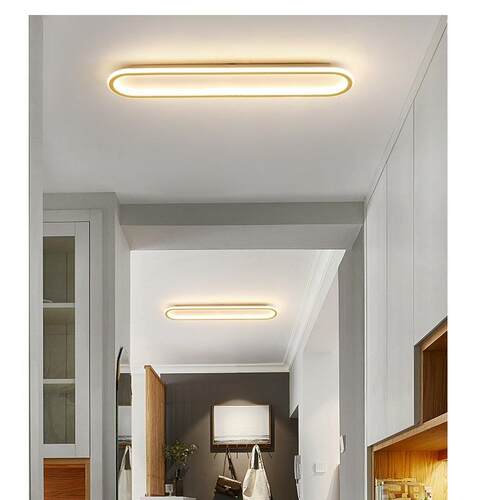 过道阳台长方形灯走廊灯led吸顶灯简约家用玄关衣帽间灯具