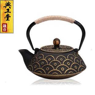 Cast Iron Teapot Set Tea Pot Kettle Enamel Kung Fu Infusers
