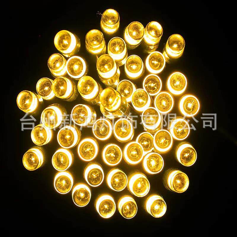 太阳能灯串大量遥控太阳能串灯LED灯串圣诞装饰灯串户外防水