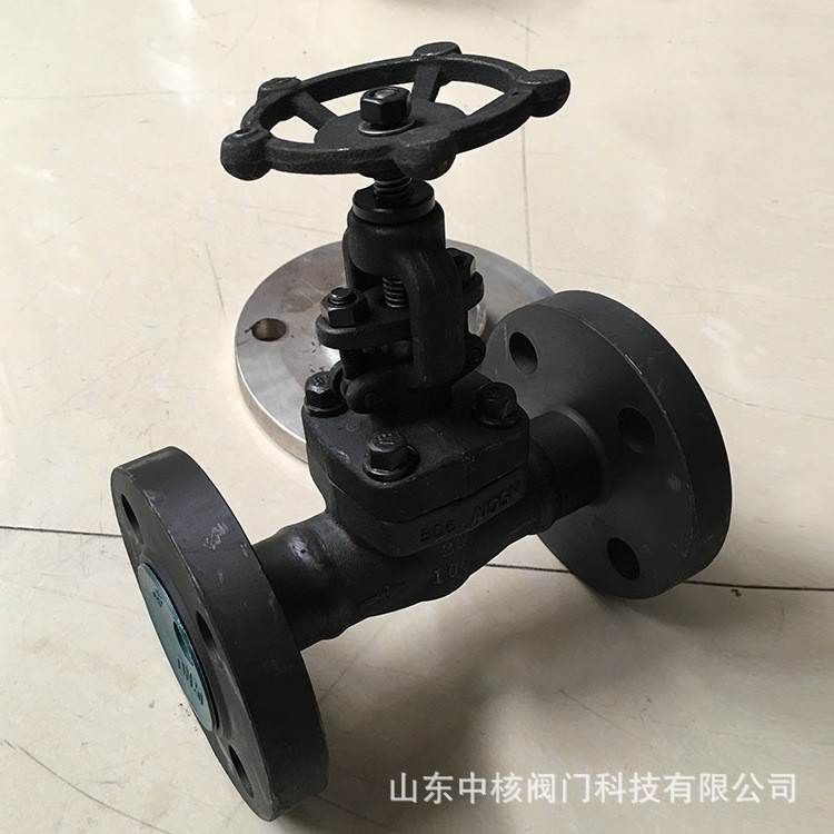 J41H-16锻钢蒸汽法兰截止阀dn15-dn250手动直通式高温高压闸阀
