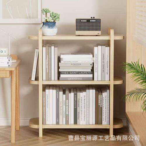 理木质桌面书架bly-1110生落用地置物架家收纳架学书桌书柜多层整
