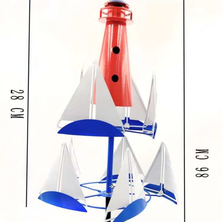 园林风车新品帆船windmill户外 摆件风车独特风车sailing造型帆船