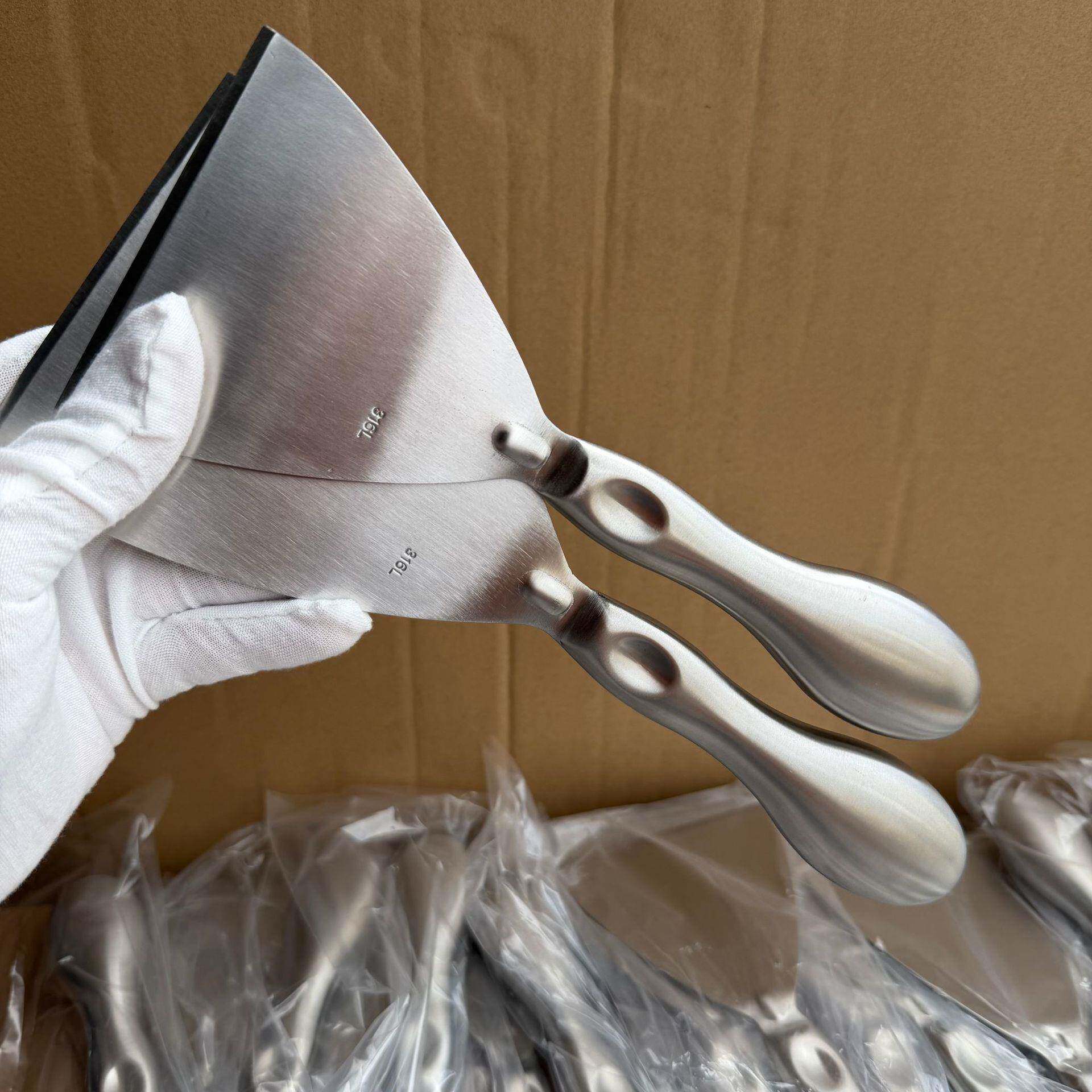 316不锈钢铁板烧料理铲专用工具手抓饼铲牛排铲厨房铲刀煎饼铲子