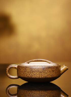 宜兴厂家茶壶大口一片瓦周盘紫砂壶原矿龙骨金砂纯手工泡茶壶