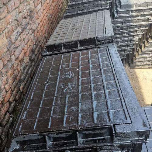 现货供应加厚立式雨水污水马路篦子球墨铸铁三件套排水沟盖板