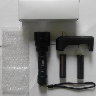 高档18650可电C85t6l2le充qd五档强光电筒家用户外手远射防水手电