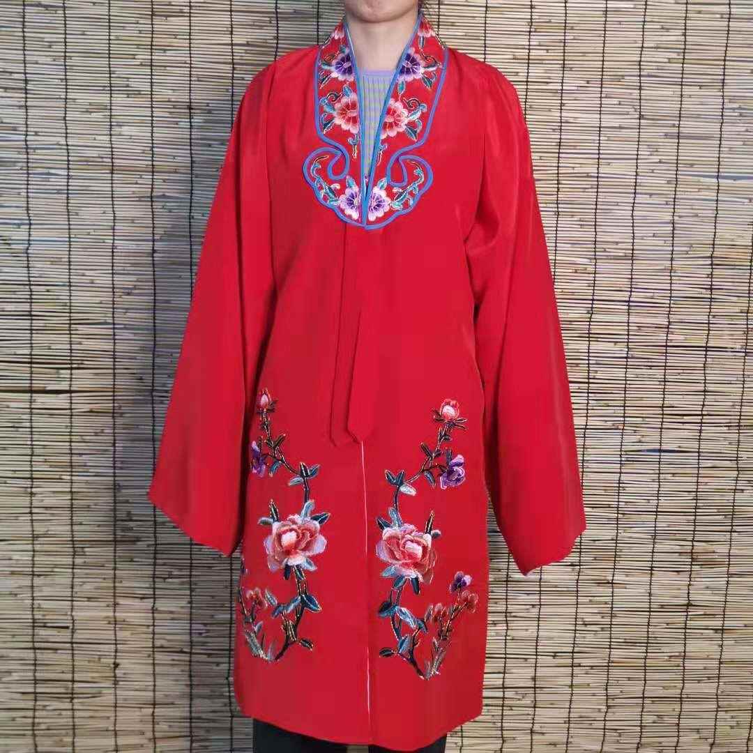 正品古装对披女剧越京剧黄梅戏戏衣小姐昆曲花旦青曲练功水袖演出