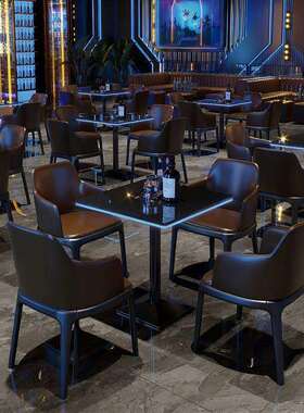 夜场酒吧清吧发光散台桌椅烧音厅烤小座酒馆乐餐厅咖啡卡沙hyl241