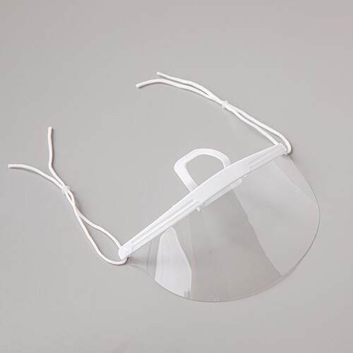 Transparent Food-Safe Plastic Dining Mask for Kitchen Chefs