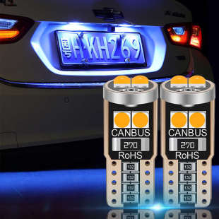 老思域杰德CRV飞度锋范雅阁XRV改装 led后牌照灯尾车牌灯 汽车改装