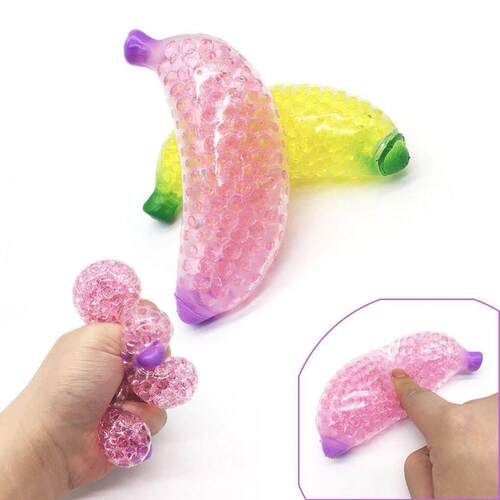 Squishy Fidget vent Toys squeezy Stress ball炫彩葡萄球捏捏乐