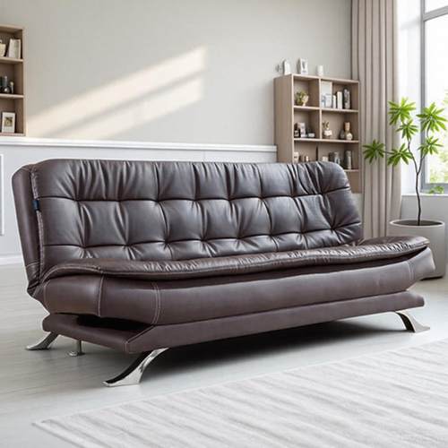 办公沙发三人真皮现代接待商务两用多功能可折叠办公室午休床