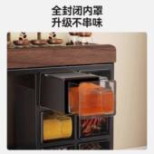 胡桃厨房调料物架台面壁挂式 打孔调味调味置品多调料架功能料收纳