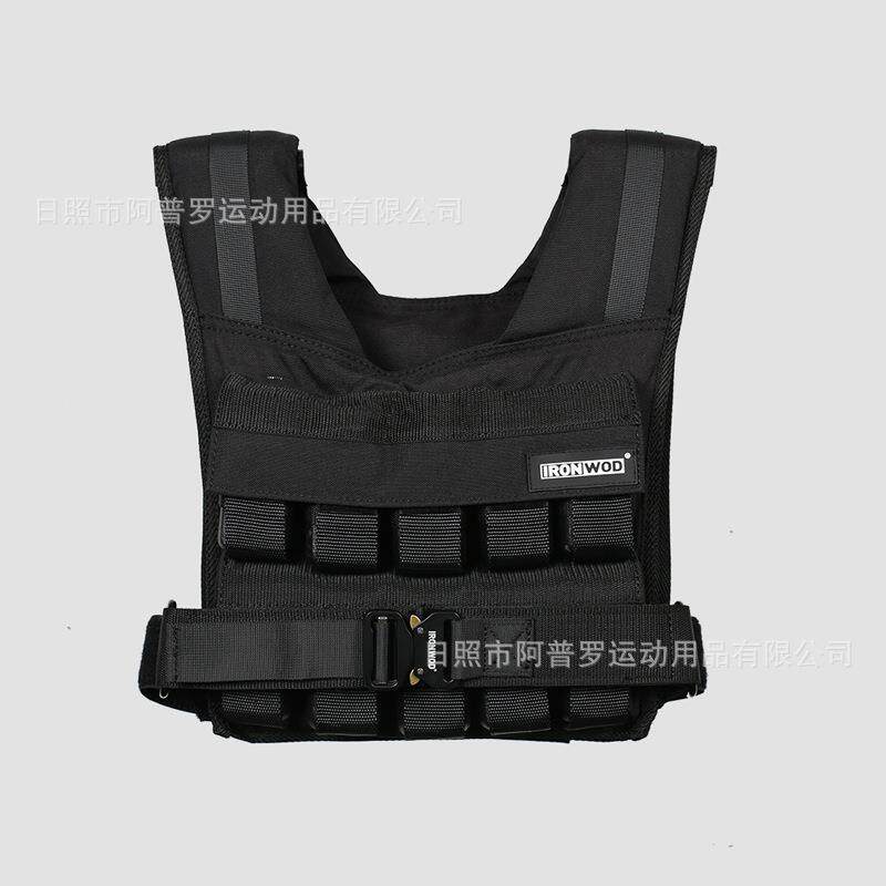 克里斯铁块负重背心负重马甲16kg街健训练背心负重衣健身马甲