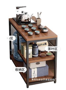 家桌用小茶茶台桌子发边几侧边柜茶水柜现代沙简约简易移动25585