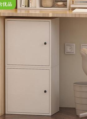 ftN家带锁文件柜储物柜办公桌下资料收纳柜展示柜自由组合木质柜