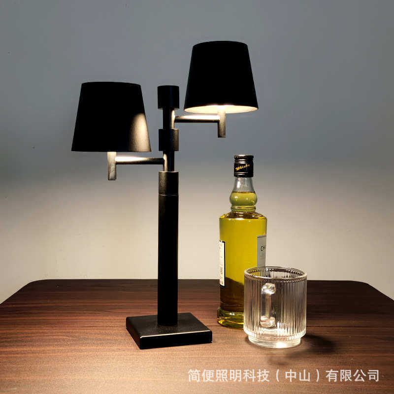 新款简约现代美式LED充电暖光复古餐厅酒吧氛围装饰创意台灯