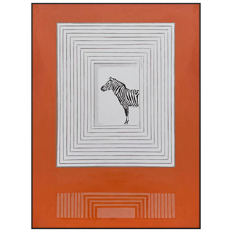 纯手绘油画《以梦为马》客厅装饰画玄关挂画餐厅抽象画现代手工画