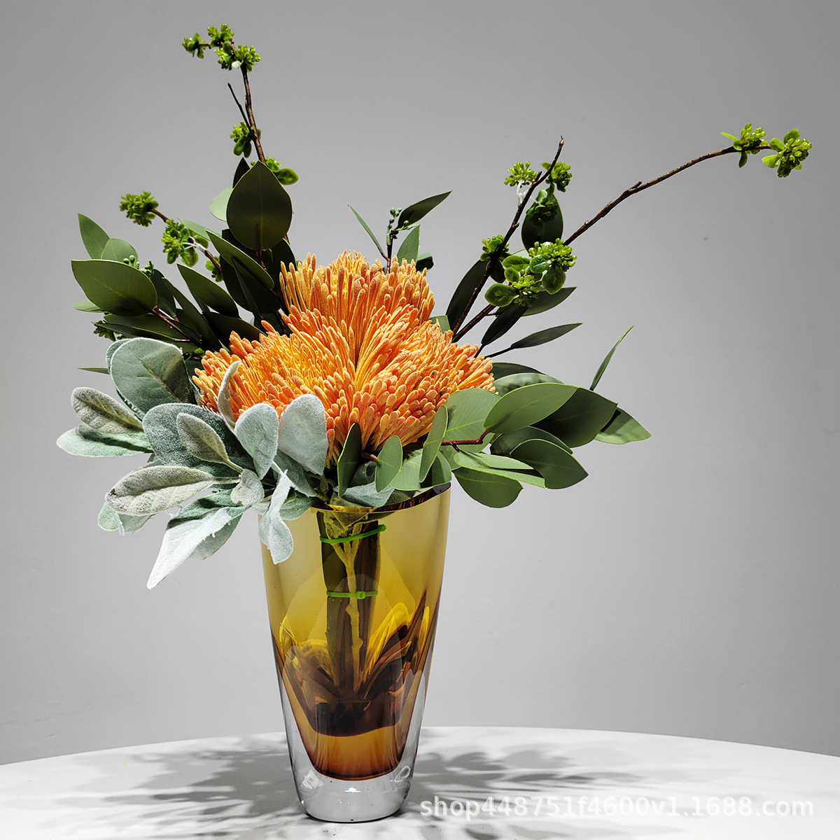 现代仿真花艺插花样板间酒店家居样板间假花盆景桌面装饰品花摆件,鲜花速递/花卉仿真/绿植园艺,仿真绿植,淘宝优惠券,粉丝福利购,淘宝优惠卷