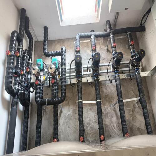 海产业园区集中供热供OML58-18水系统58-180050太阳能集上热器厂-