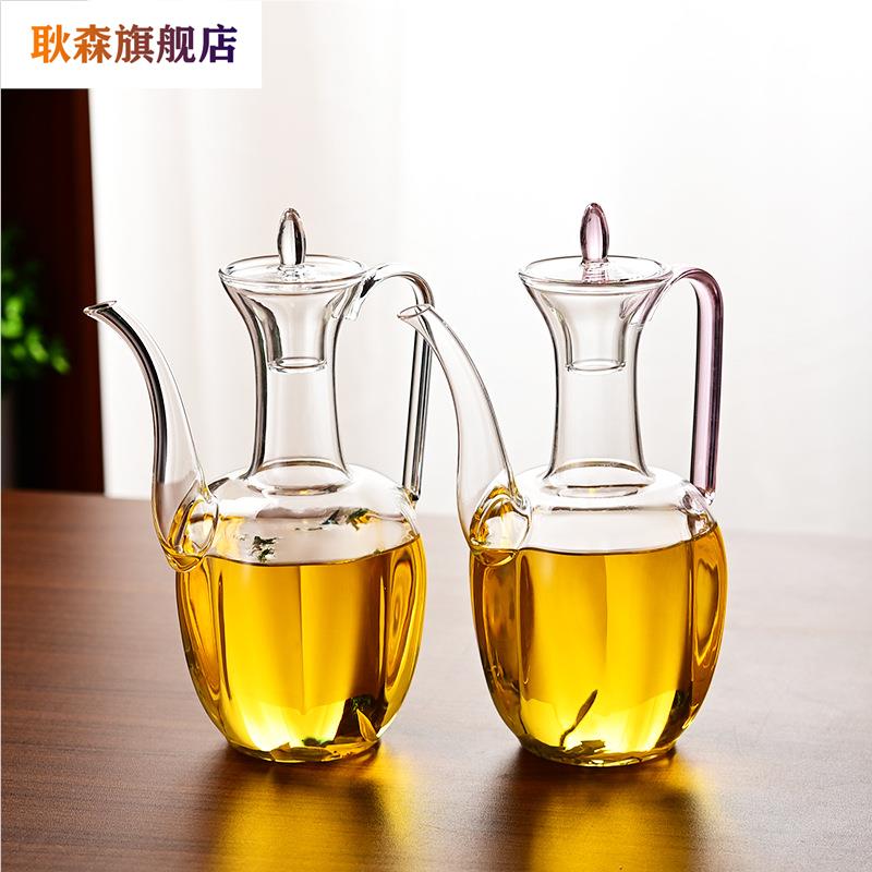 耐热玻璃壶中式仿宋执壶贵妃壶烧水壶耐高温煮茶器电陶炉家用茶壶